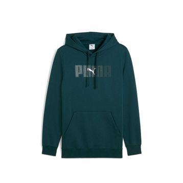 Puma Ess Logo Lab Hoodie FL Yeşil Erkek Sweatshirt