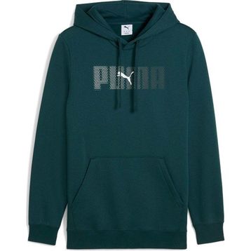 Puma Ess Logo Lab Hoodie FL Yeşil Erkek Sweatshirt