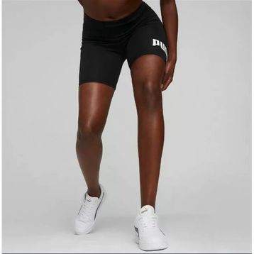 Puma Ess Logo Short Leggings 848347-01 Kadın Siyah Tayt