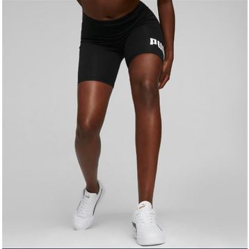 Puma Ess Logo Short Leggings 848347-01 Kadın Siyah Tayt
