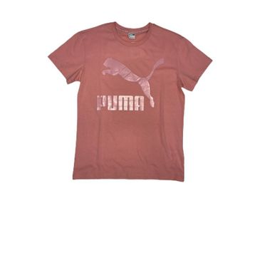 Puma Essentials+ Metallic Logo Kadın T-Shirt