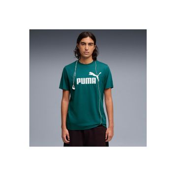 Puma Essentials No 1 Logo Erkek Yeşil Tişört