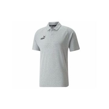 Puma Gri Teamfinal Casuals Polo Erkek Futbol Polo Tişörtü