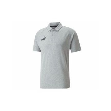 Puma Gri Teamfinal Casuals Polo Erkek Futbol Polo Tişörtü