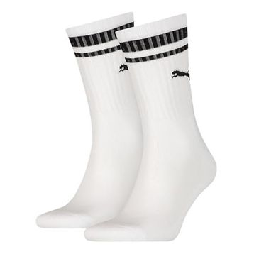 Puma Heritage Stripe Beyaz Erkek 2'li Çorap
