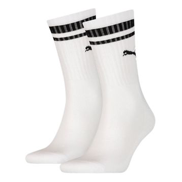 Puma Heritage Stripe Beyaz Erkek 2'li Çorap