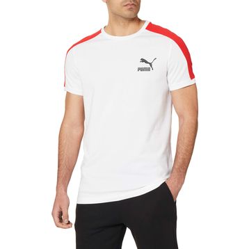 Puma Iconic T7 Beyaz Erkek Kısa Kollu T-Shirt