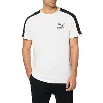 Puma Iconic T7 Beyaz Erkek Kısa Kollu T-Shirt