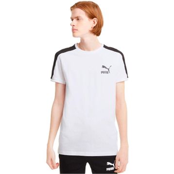 Puma Iconic T7 Beyaz Erkek Kısa Kollu T-Shirt