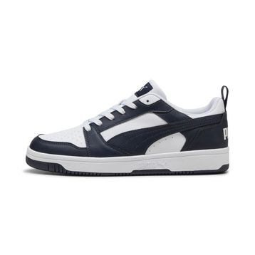 Puma Rebound V6 Low Puma Beyaz White New Navy Unisex Spor Ayakkabı