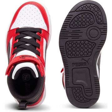 Puma Rebound V6 Mid Beyaz Çocuk Spor Ayakkabı