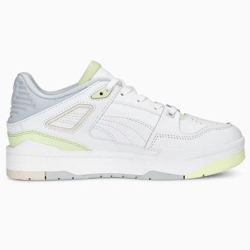 Puma Slipstream Women White Green Leather Beyaz Yeşil Hakiki Deri Günlük Kadın Spor Ayakkabı