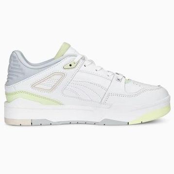 Puma Slipstream Women White Green Leather Beyaz Yeşil Hakiki Deri Günlük Kadın Spor Ayakkabı