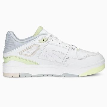 Puma Slipstream Women White Green Leather Beyaz Yeşil Hakiki Deri Günlük Kadın Spor Ayakkabı
