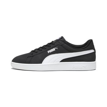 Puma Smash 3.0 Buck Sneakers Black White Uniseks Spor Ayakkabı