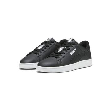 Puma Smash 3.0 Logobsession Bağcıklı Siyah Unisex Spor Ayakkabı