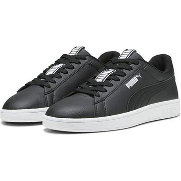 Puma Smash 3.0 Logobsession Bağcıklı Siyah Unisex Spor Ayakkabı