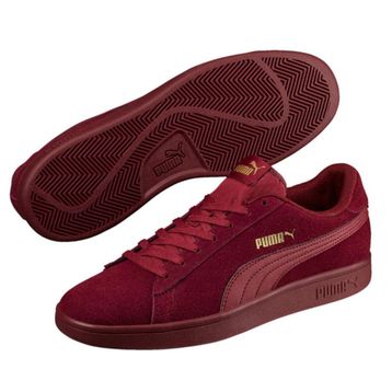 Puma Smash V2 Erkek Spor Ayakkabı Bordo