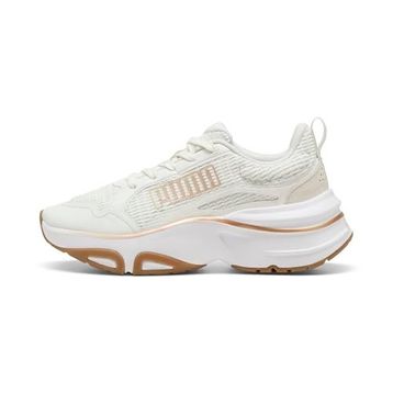 Puma Softride Divine Wn s-Vapor Gray-PUMA Gold-Gum Low Kadın Bot