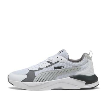 Puma X-Ray 3 LT White-Cool Light Gray-Cast Iron Erkek Unisex Spor Ayakkabı