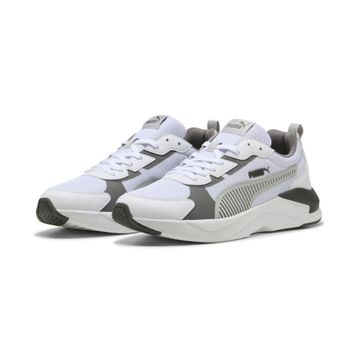 Puma X-Ray 3 LT White-Cool Light Gray-Cast Iron Erkek Unisex Spor Ayakkabı