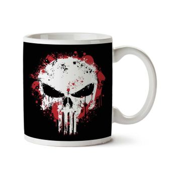 Punisher Splatter Baskılı Kupa