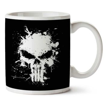 Punisher Violence Spray Graffiti Baskılı Kupa