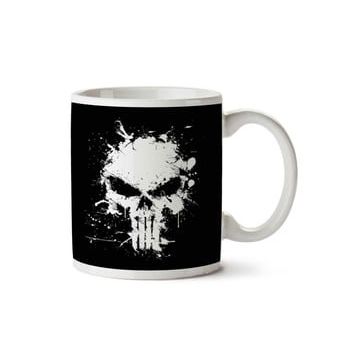 Punisher Violence Spray Graffiti Baskılı Kupa