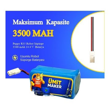 Puppy R35 3500 Mah Robot Süpürge Batarya