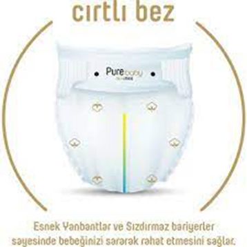 Pure Baby Organic No:5 Junior 32 Adet Bebek Bezi