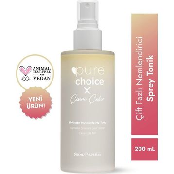 Pure Choice Çift Fazlı Nemlendirici 200 ml Sprey Tonik