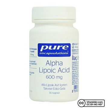 Pure Encapsulations Alpha Lipoic Acid 600 mg 30 Kapsül