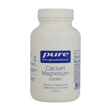 Pure Encapsulations Calcium Magnesium Citrate 90 Kapsül