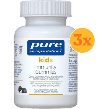 Pure Encapsulations Kids Immunity 3x60 Çiğnenebilir Tablet