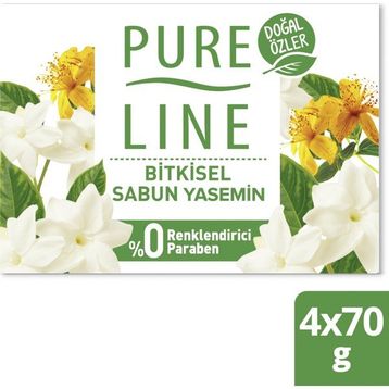 Pure Line Yasemin 4x70 gr Katı Sabun