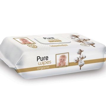Pure Pamuk 90'lı Bebek Islak Havlu