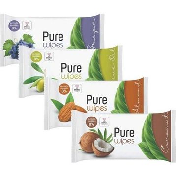 Pure Wipes 4x50 Yaprak Islak Havlu