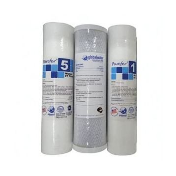 Purefer Açık Kasa 3'lü Ön Filtre Set Su Arıtma Cihazı