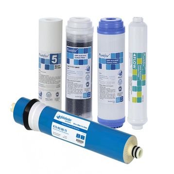 Purefer Açık Kasa 5'li Filtre Set Global Water Mebranlı Su Arıtma Cihazı