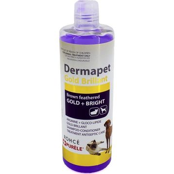 Purele Dermapet Sarı Kahverengi Irk Kedi ve Köpek İçin Dermatolojik Etkili Kremli Şampuan 450 Ml