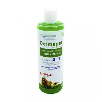 Purele Dermatolojik Etkili 3in1 450 ml Kedi ve Köpek Pet Şampuanı