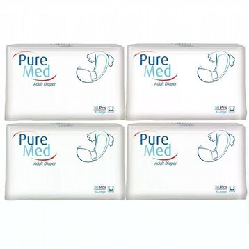 PureMed Bel Bantlı XL 120 Adet Hasta Bezi