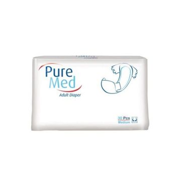 PureMed Tekstil Yüzey Medium 30 Adet Yetişkin Hasta Bezi