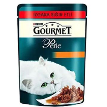 Purina 24x85 gr Gourmet Perle Izgara Sığır Etli Kedi Konservesi