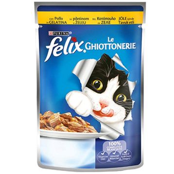 Purina Felix Tavuklu 20x100 gr Yetişkin Kedi Maması Pouch