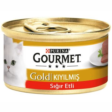 Purina Gourmet Gold Kıyılmış Sığır Etli 6x85 gr Yaş Kedi Maması