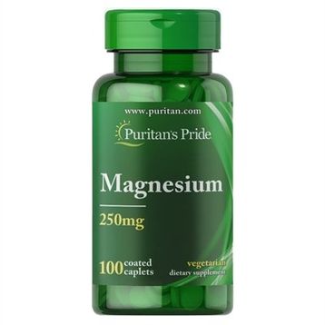 Puritan's Pride Magnesium 250 mg 100 Tablet