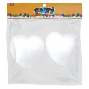 Puti 10 cm 2'li Köpük Kalp