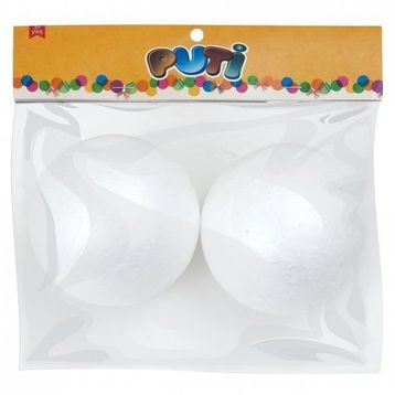 Puti 10 cm 2'li Köpük Toplar