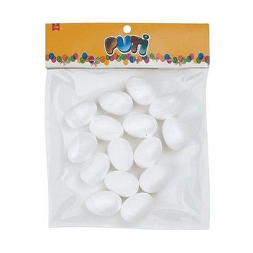 Puti 3.5 cm 15'li Köpük Yumurta
